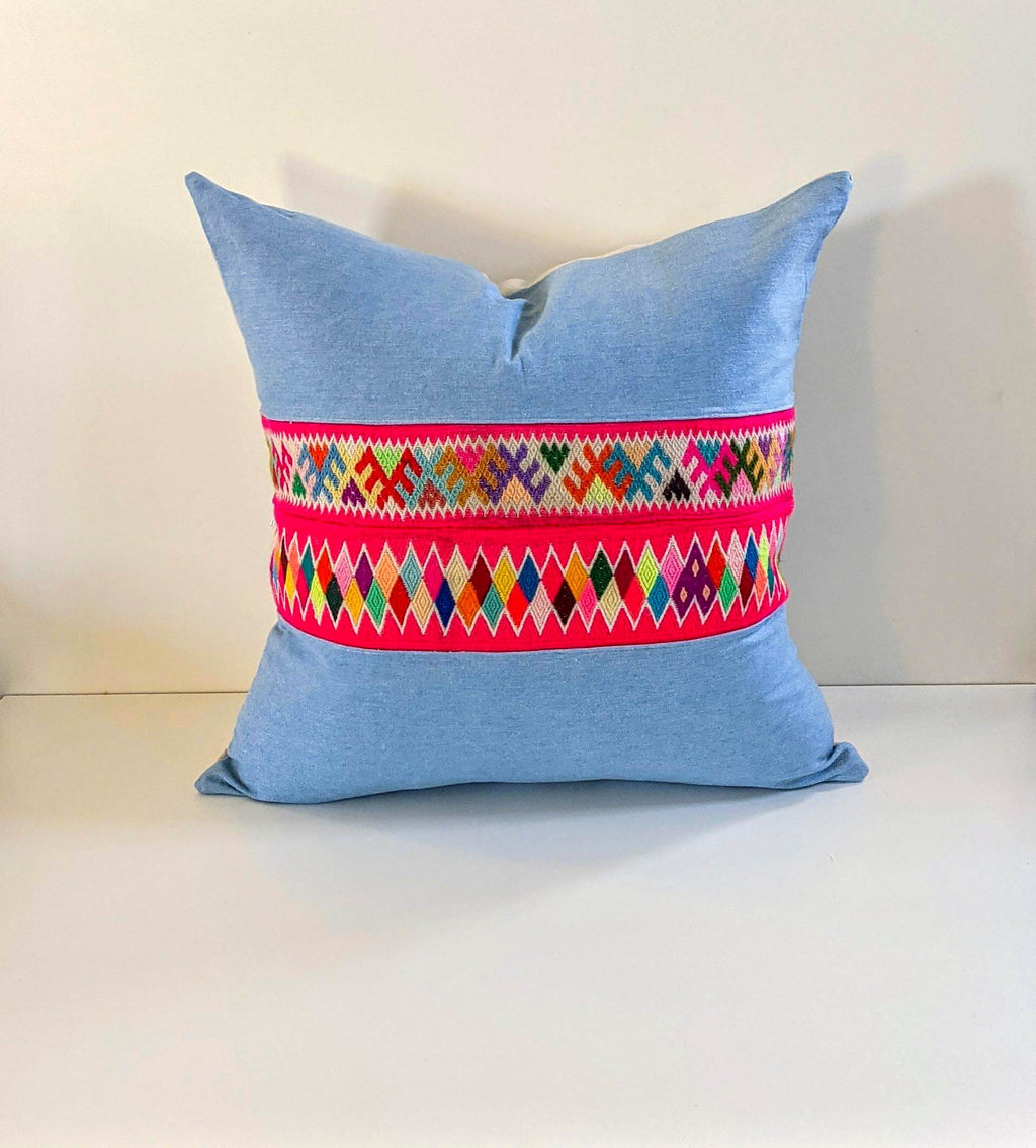 Peruvian embroidered outlet pillows